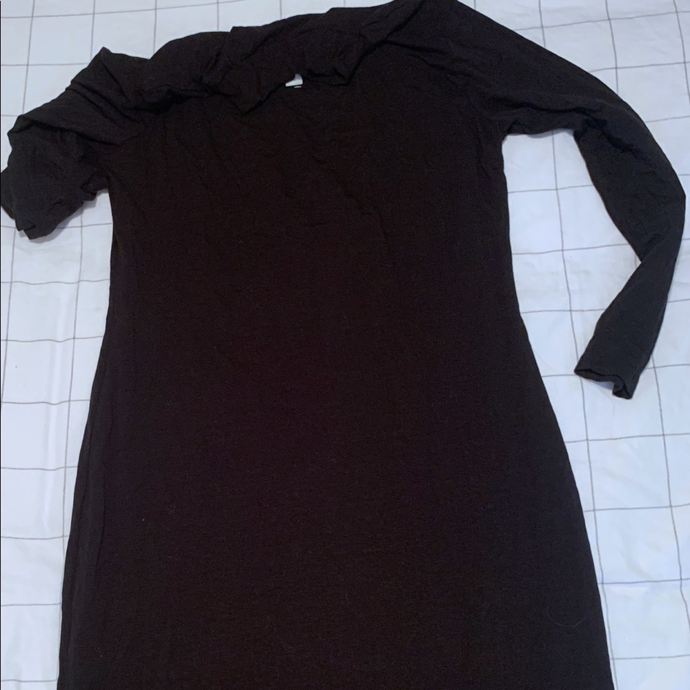 H&M NWOT Black Long-sleeve T-shirt dress